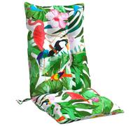 Tidyard Coussins de Chaise à Dossier Haut Lot de 4 Multicolore Coussins de Siège de Jardin, Coussin d'assise Confortable pour Chaises, Fauteuil, Terrasse, Intérieur et Extérieur