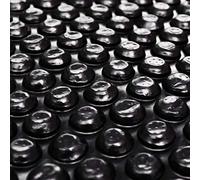 Tidyard Couverture Solaire Flottante pour Piscine - Réchauffe l'Eau de 1°C, Économique, 450x220 cm - Noir
