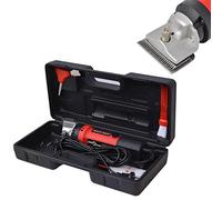 Tidyard Ensemble Complet de Tondeuse à Cheval 350 W Noir et Rouge