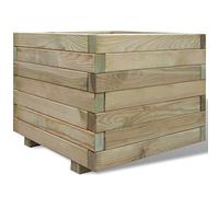 Tidyard Jardinière en Bois pour Plante/Légume/Herbe/Fleur Imputrescible 50 x 50 x 40 cm