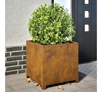 Tidyard Jardinière surélevée en acier résistant aux intempéries, grande capacité, polyvalente et sans trous de drainage