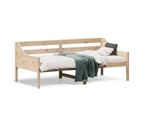 Tidyard Lit de Jour 90x190 cm Bois de pin Massif, Cadre de Lit à Plateforme, Lit Banquette Canapé-lit, Convertible Lit de Repos pour Chambre à Coucher, Salon Style 3