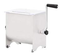 Tidyard Mélangeur de Viande Manuel avec Couvercle Argenté 20 L INOX
