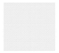 Tidyard Panneau de Grillage en Acier Inoxydable Résistant à la Corrosion 50x50 cm 11x11x2 mm