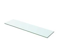 Tidyard Panneau pour Etagère en Verre Trempé Durable et Solide Style Moderne Transparent 60 x 12 cm