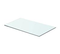 Tidyard Panneau pour Étagère en Verre Trempé - Solide et Durable - Transparent 60 x 30 cm