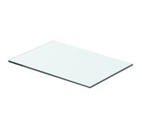 Tidyard Panneau pour Etagère en Verre Trempé Transparent Solide et Durable Style Moderne 40 x 20 cm