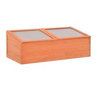 Tidyard Serre de Jardin en Bois et Panneau PC - Protection Hivernale pour Plantes, Légumes et Herbes - Dimensions 100 x 50 x 34 cm