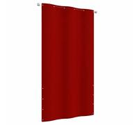 Tidyard Store enrouleur en tissu Oxford rouge pour jardin, balcon, véranda, 120 x 240 cm
