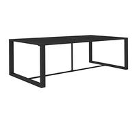 Tidyard Table à manger pour extérieur Anthracite 120 x 60 x 66 cm en aluminium