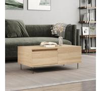 Tidyard Table Basse Table d'appoint Salon Table de Salon Chêne Sonoma 90x50x36,5 cm Bois d'ingénierie