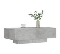 Tidyard Table Basse Table de Salon Bout de Canapé Style Moderne Décor Intérieur Gris béton 100x49,5x31 cm Bois d'ingénierie