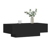 Tidyard Table Basse Table de Salon Bout de Canapé Style Moderne Décor Intérieur Noir 100x49,5x31 cm Bois d'ingénierie