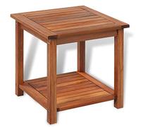 Tidyard Table d'appoint | Table Basse | Table de Chevet | Table de Salon en Bois d'acacia Massif 45 x 45 x 45 cm