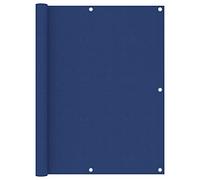 Tidyard Voile d'ombrage pour balcon Tissu Oxford Bleu 120 x 300 cm Voile d'ombrage Protection UV Voile d'ombrage pour terrasse, jardin, camping en tissu Oxford imperméable