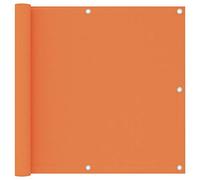 Tidyard Voile d'ombrage pour balcon, tissu Oxford orange, 90 x 300 cm, protection contre les rayons UV pour terrasse, jardin, camping en tissu Oxford imperméable