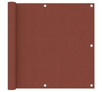 Tidyard Voile d'ombrage pour balcon Tissu Oxford terre cuite 90 x 300 cm Voile d'ombrage Protection UV Voile d'ombrage pour terrasse, jardin, camping en tissu Oxford imperméable