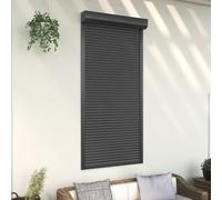Tidyard Volet Roulant Aluminium 100x210 cm Anthracite Style A