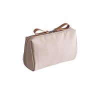 Tidynook Makeup Bag Small,Mini Portable Makeup Bag,Girls Makeup Bag,Simple Waterproof Toteable,for Lipstick,Cosmetics (Khaki)