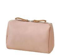 Tidynook Makeup Bag Small, Portable Lipstick Makeup Bag, Travel Mini Makeup Toiletry Bag for Purse, Portable Simple Waterproof Hand Travel Makeup Pouch for Women (Khaki)