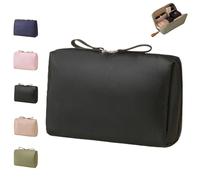Tidynook Makeup Bag Small, Tidynook Pouch, Tidynook Lipstick Makeup Bag Mini, Portable Small Makeup Bag with Compartments (Black)