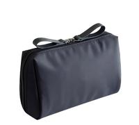 Tidynook Makeup Bag Small, Tidynook Small Makeup Bag for Purse, Portable Handbag Small Makeup Bag with Compartments for Women (Black)