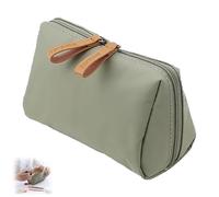 Tidynook Makeup Bag Small, Travel Makeup Pouch, Mini Lipstick Makeup Bag Waterproof, Portable Simple Waterproof Hand Travel Makeup Pouch for Women (Green,Large)