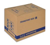 TIDYPAC Carton de déménagement double cannelure format L - Dimensions : L50 x H35 x P35,5 cm brun