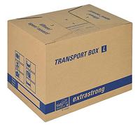 TidyPac Lot de 10 grandes boîtes de déménagement Marron 510 x 360 x 370 mm