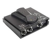 TIE A/B Selector TPS-2 Sélecteur Pédale de commande au pied pour effets de guitare et amplis (1 clic, sans bruit, 103 x 89 x 43 mm, 241 g), noir