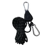 Tie À Cataille À Cliquet - Corde À Cliquet | Cordon D'amorçage du Système De Poulie | Cintre De Cordes | Ratchette De Verrouillage Réglable De 400 Cm pour Garage De Cargaison Extérieure Gar