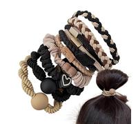 Tie À Cheveux Élastiques - 10 Pièces Ponytail Holder Ties, Liens De Cheveux Élastiques | Soft Elastic Girls Hairs Bands Hair Wrap, Accessoires De Coiffure Pour Une Utilisation Quotidienne, Shopping, S