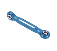 Tie de Liaison de la Direction en Alliage en Aluminium pour Brandx 1/5 RC Cars | Contrôle précis et Mise à Niveau Robuste | Conception d'espace réduite/Installation Facile | (Blue)
