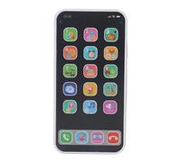 Tié de téléphone Portable de Simulation Zenithaur, Mon Premier téléphone Portable avec des lumières Clignotantes, comptage, Fonction Musicale pour, rôle Portable Jouant Le Jouet (Blanc Anglais)