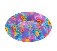 Tie Die Coussin décoratif coloré pour animal domestique pour animaux domestiques de très petite taille