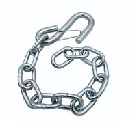 Tie Down Chaînes de sécurité pour remorque avec Crochets - Kit de sécurité pour Bateau - Chaîne de remorquage de 38,1 cm