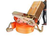 Tie Down Ratchet Straps - Ratchet Straps Heavy Duty | Ratchets Tie Dôwn Strâps with Metal Hooks | Adjustable Ratchets Tiê Down Strâps for Luggage, Trucks, Cars, Motorcycles | Cargo Strâpss Ratcheting