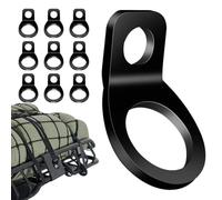 Tie Down Strap Rings | 10pcs Stainless Steel Lashing Rings with Black Powde | Tie Down Strap Rings | 10pcs Stainless Steel Lashing Rings With Black Powders Coating | Tiedown Attachment Points For Dirt Bi