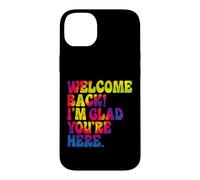 Tie Dye Amusant pour la rentrée Scolaire, Je suis Content Que tu sois là Coque pour iPhone 14 Plus