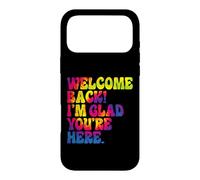 Tie Dye Amusant pour la rentrée Scolaire, Je suis Content Que tu sois là Coque pour iPhone 17 Pro Max