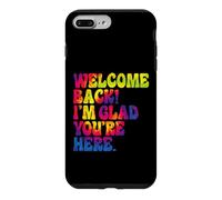 Tie Dye Amusant pour la rentrée Scolaire, Je suis Content Que tu sois là Coque pour iPhone 7 Plus/8 Plus