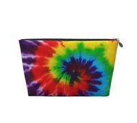 Tie Dye Arc-en-Ciel coloré, Trousse de Toilette Trousse de Maquillage Sac à cosmétiques Trousse de Toilette de Voyage Portable