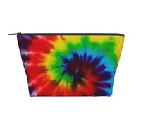 Tie Dye Arc-en-Ciel coloré, Trousse de Toilette Trousse de Maquillage Sac à cosmétiques Trousse de Toilette de Voyage Portable