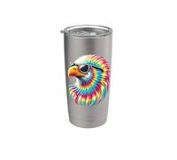 Tie Dye Art Lunettes De Soleil Aigle Aigles Gobelet isotherme en acier inoxydable double paroi