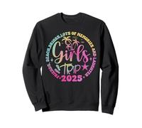 Tie Dye Girls Trip 2025 Friends Beach Drinks Memories Sweatshirt