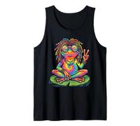 Tie-Dye Grenouille Dreadlocks Signe de Paix Hippie Débardeur