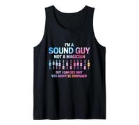 Tie Dye I’m A Sound Guy Not A Magician Audio Sound Engineer Débardeur