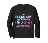 Tie Dye I’m A Sound Guy Not A Magician Audio Sound Engineer Manche Longue
