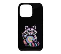 Tie Dye Rainbow Raton Laveur Peace Coque pour iPhone 13 Pro