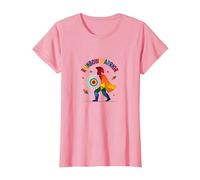Tie Dye Rainbow Warrior: Graphique coloré pour Homme Pride T-Shirt, Femme, Rose, M